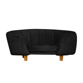 Poltrona Cama Caminha Pet Laddi Veludo Preto Dvinn Preto