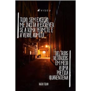 Tudo, sem exce??o, me incita a escrever se a rima permite e a verve admite: Del?rios ret?ricos em meio a uma po?tica quarentena
