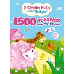 Livro Adesivos 1500 Professores - A Ovelha Rosa - 48 Páginas