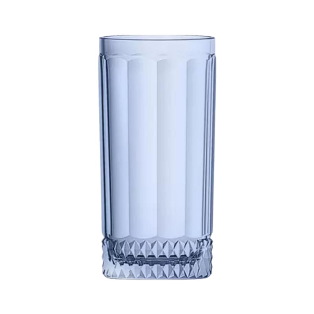 Jogo De Copos Em Vidro Splendor Azul Com 6 Peças 360ml L`Hermitage