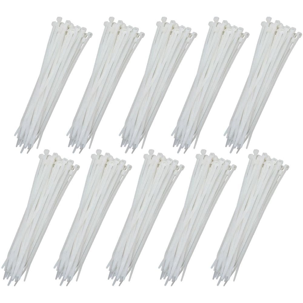 Abraçadeira Nylon Enforca Gato 4,8X400Mm Branco Com 1000 Un