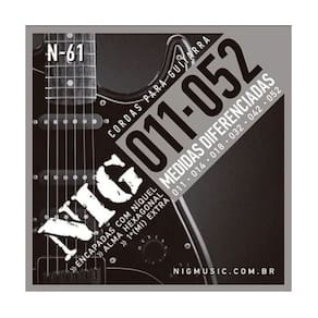Encordoamento Para Guitarra Tradicional 6 Cordas Nig (.011 - .052) - N61