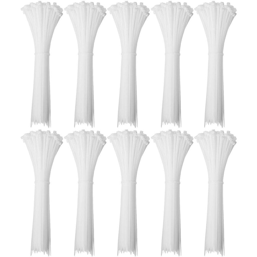 Abraçadeira Nylon Enforca Gato 4,8X300Mm Branco Com 1000 Un