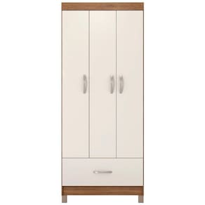 Guarda Roupa Solteiro 03 Portas 31060 Amendola Off White