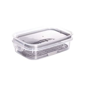 Pote Hermético com Trava Fácil e Escorredor Interno 500ml - Plasútil
