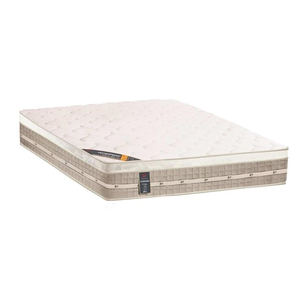 Colchão Especial Molas Bonnel Premium Tecnopedic Euro Pillow (180x200x30) - Castor