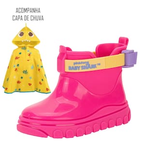 Kit Galocha Baby Shark E Capa De Chuva Grendene Kids 23068