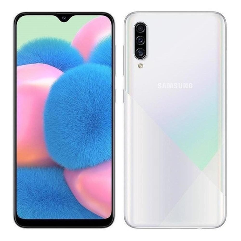 Usado: Samsung A30s 64 GB Branco - Sem Touch / Face Id