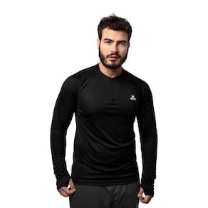 Camisa Manga Longa Esportiva Futebol Masculina com Proteção Solar UV50+ Muvin - Conforto Térmico
