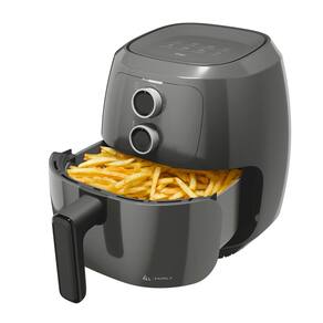 Fritadeira Elétrica WAP Air Fryer Cinza 4L com Potência de 1500w Revestimento Antiaderente 220v