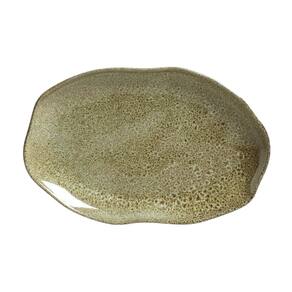 Travessa Oval Em Cerâmica Croco 30x19cm Porto Brasil