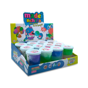 SLIME LAMA DE CRISTAL duas cores - display com 12 unidades