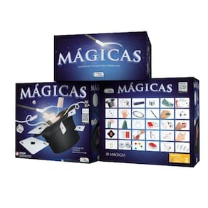 Jogo de Mágica Interativo com 30 Truques Fascinantes Completo Infantil Pais e Filhos