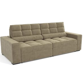Estofado Deluxe 268cm com Molas Ensacadas Retrátil E Reclinável Kappesberg
