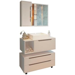 Conjunto 4 Peças Para Banheiro Bn3600x43x44 Branco