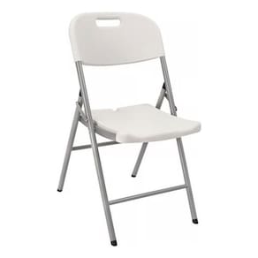 Cadeira Dobrável Aço E Plástico 83x46x57cm Até 150kg - Forte