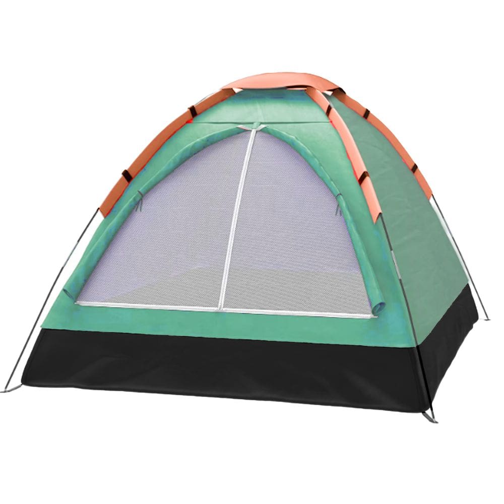 Barraca Camping Tenda Iglu Portátil 4 Pessoas 200*135*100cm Ar Livre Pesca Verde Claro WCT FITNESS