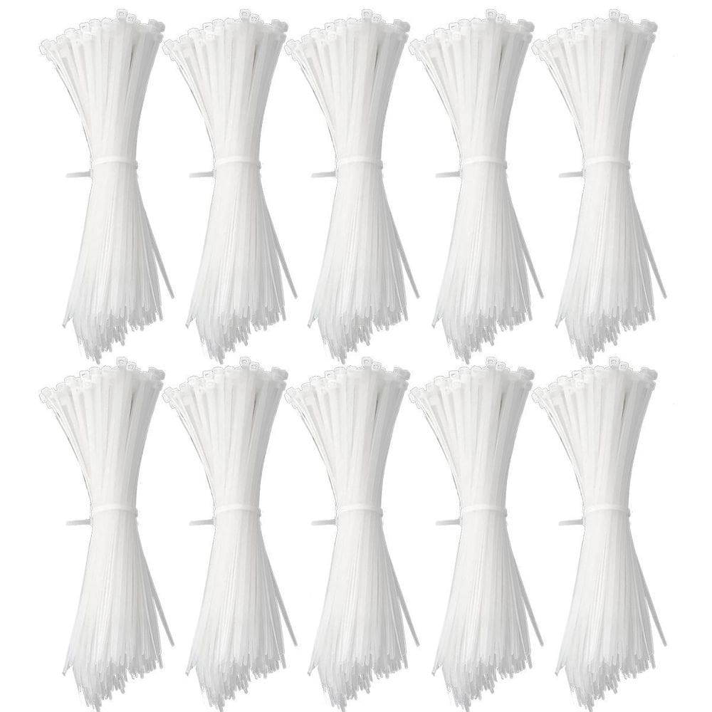 Abraçadeira Nylon Enforca Gato 3,6X150Mm Branco Com 1000 Un