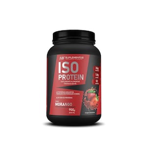 Whey Isolado Protein Morango 900G Hf Suplementos