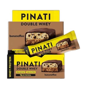Pinati Double Whey Bananoffe 50G Display 12Un
