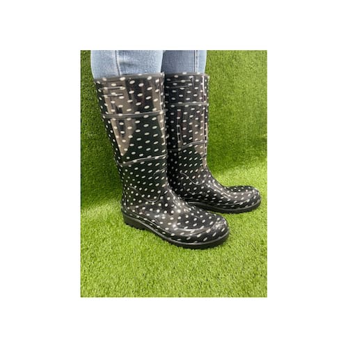 Baspan Bota De Borracha Longa Knee High Botas Longas Femininas
