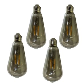 Lampada Led Multi Filamento 30w Kit 4 Uni Fume Retro Vintage Decoraçao Iluminaçao Quarto Sala Casa Varanda