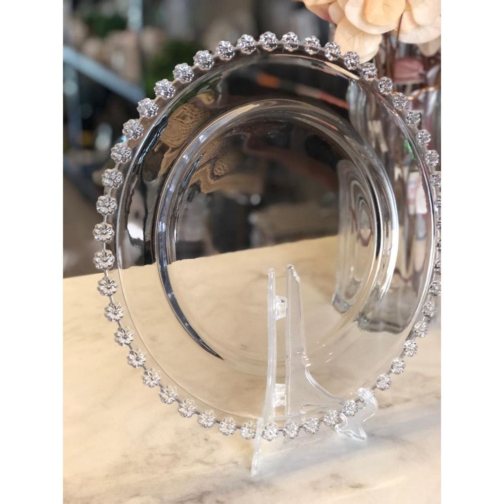 Prato Raso Cristal Daisy 28cm Wolff