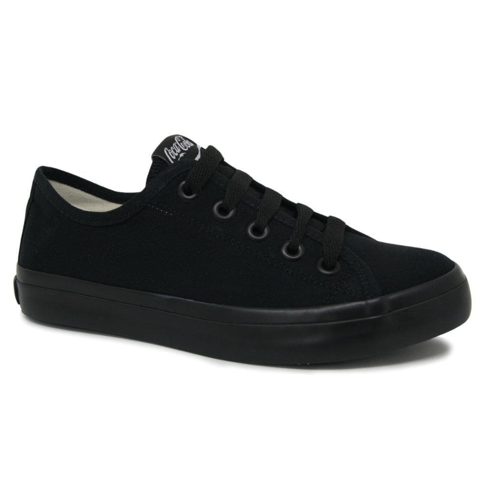 Tênis Coca-Cola Canvas All Black CC2349 Preto