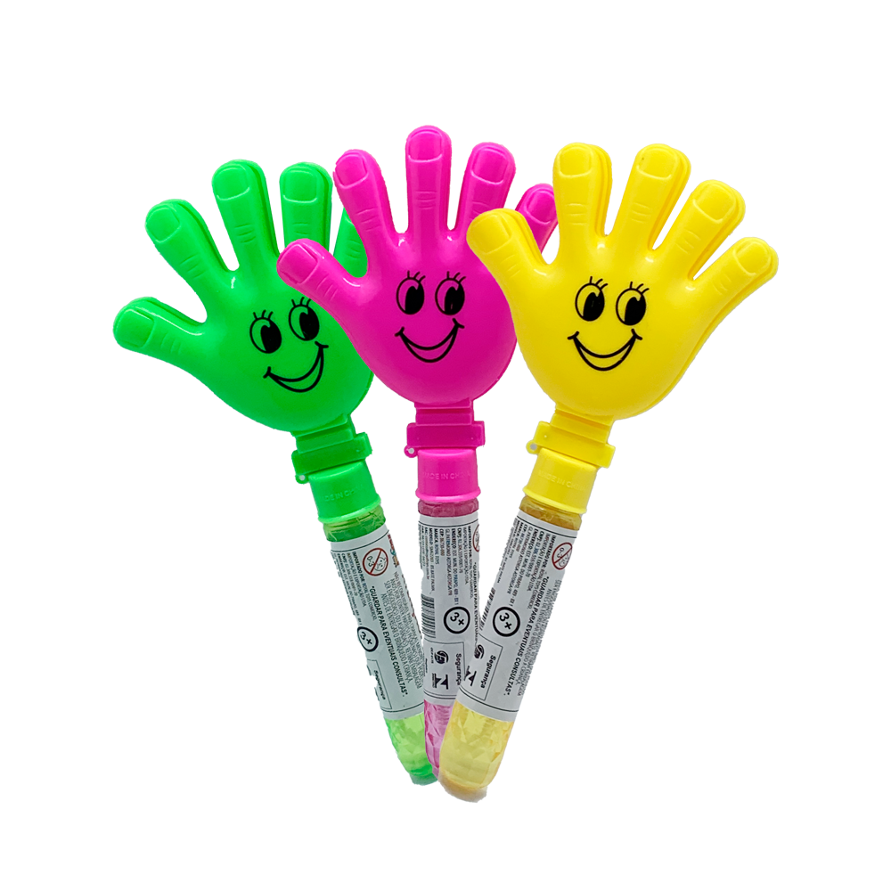 Bolha de Sabão Varinha em Formato de Palma Display c/ 24 Uni