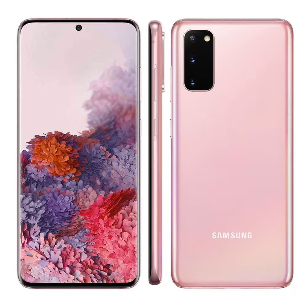 REEMBALADO: Samsung Galaxy S20 Rosa 128GB 8GB RAM Tela Infinita de 6.2