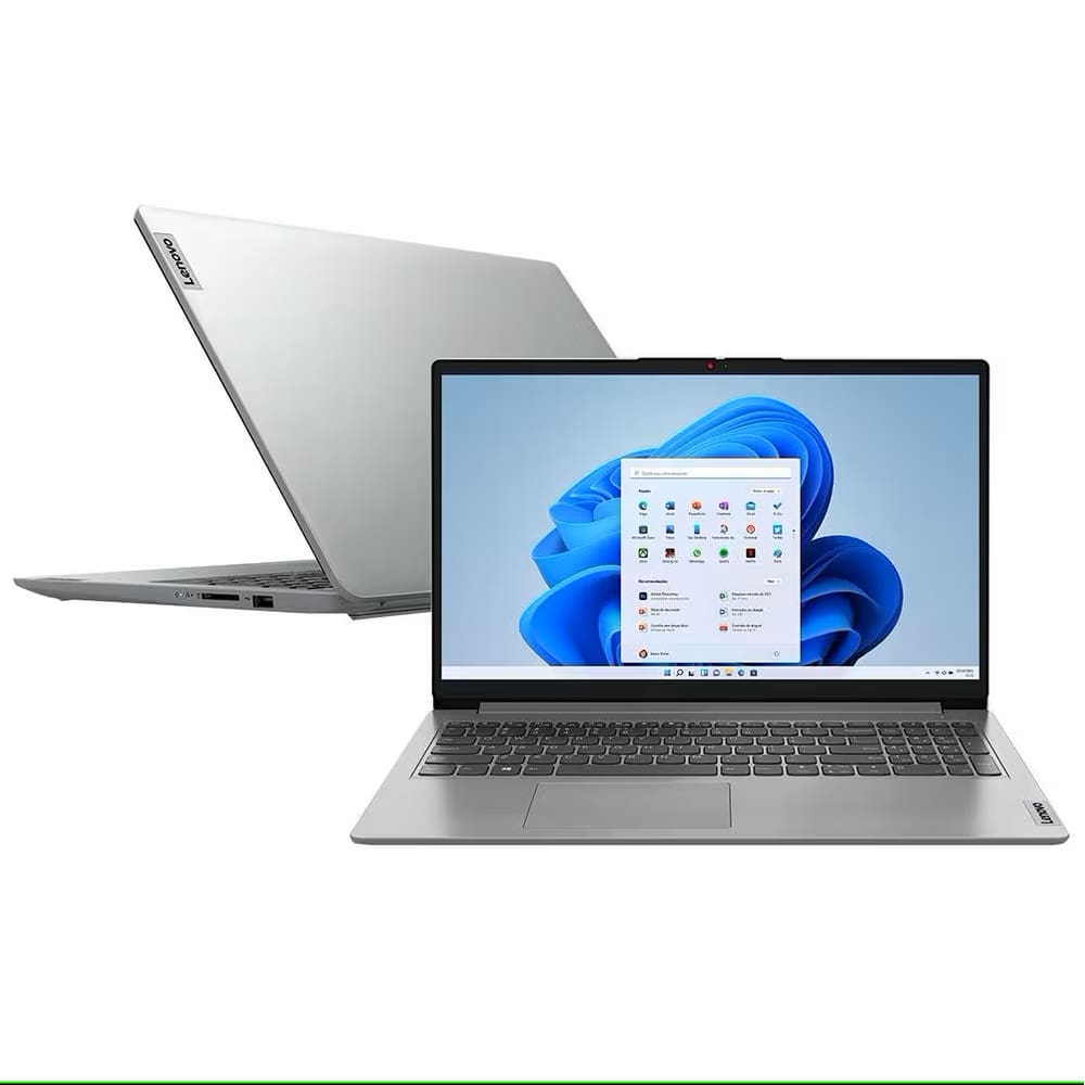 REEMBALADO: Notebook Lenovo IdeaPad 1 Intel Core i i3-12A 4GB 256GB SSD Tela 15.6