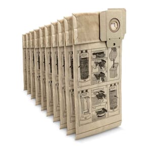 Kit de Filtros de Papel para Aspiradores CV (10 unidades)