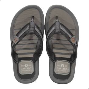 Chinelo Infantil Cartago Maiorca Cinza/Preto