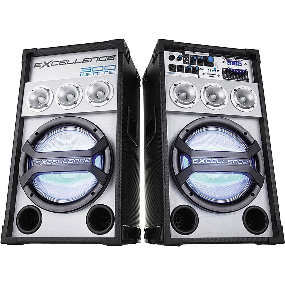 Minoaka　3K-3箱　1 Caixas Amplificadas MP3 FM Bluetooth Microfone | Casas Bahia