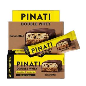 Pinati Double Whey Bananoffe 50G Display 12Un