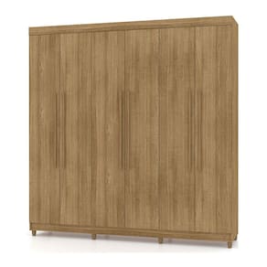 Guarda Roupa Casal 6 Portas 218 cm Elegância Nature - Pallazio