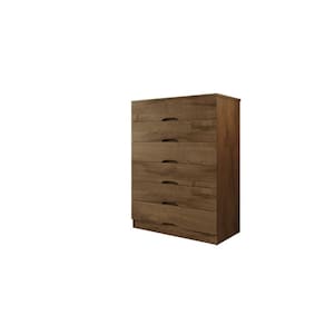 Cômoda Para Quarto 6 Gavetas Sevilha Made Marcs - Brauna