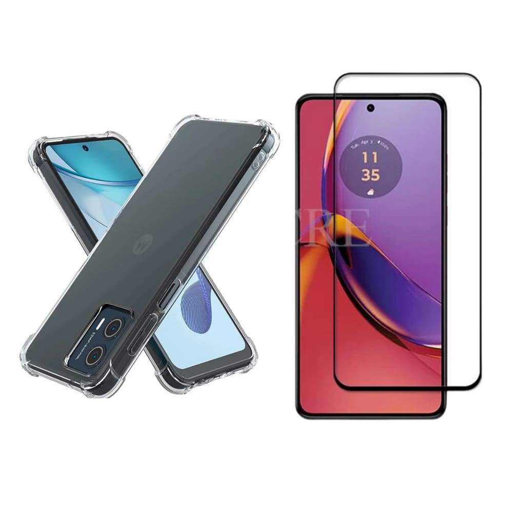Capa Capinha + Pelicula 3D Para Motorola Moto G04S - ArmyShield