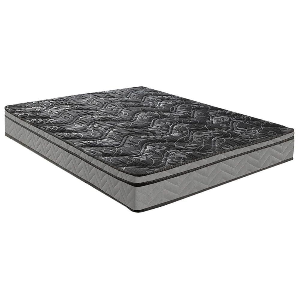 Colchão Queen Espuma D28 / EP Anatômico Conforto Firme Euro Pillow Gray (158x198x17) - Paropas