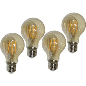 Lampada Led Multifilamento 30w Vintage Kit 4 Uni Iluminaçao Decoraçao Sala Quarto Cozinha Varanda Garagem Luz Segurança