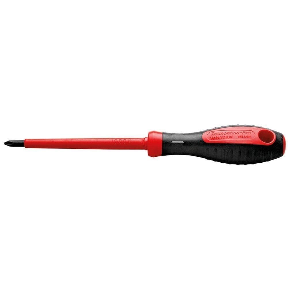 Chave De Fenda Isolada Iec 60900 Ponta Cruzada 3x150 Mm (1/8x6") Tramontina Pro Tramontina