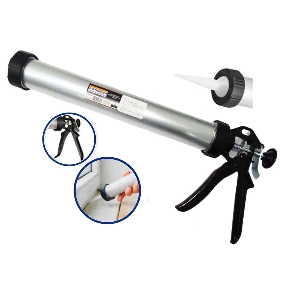 Aplicador de Silicone Tubular Fechado Profissional 15” 600ml Starfer