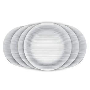 Prato Raso Vidro Duralex 23cm Diamante 6 Unidades - Nadir