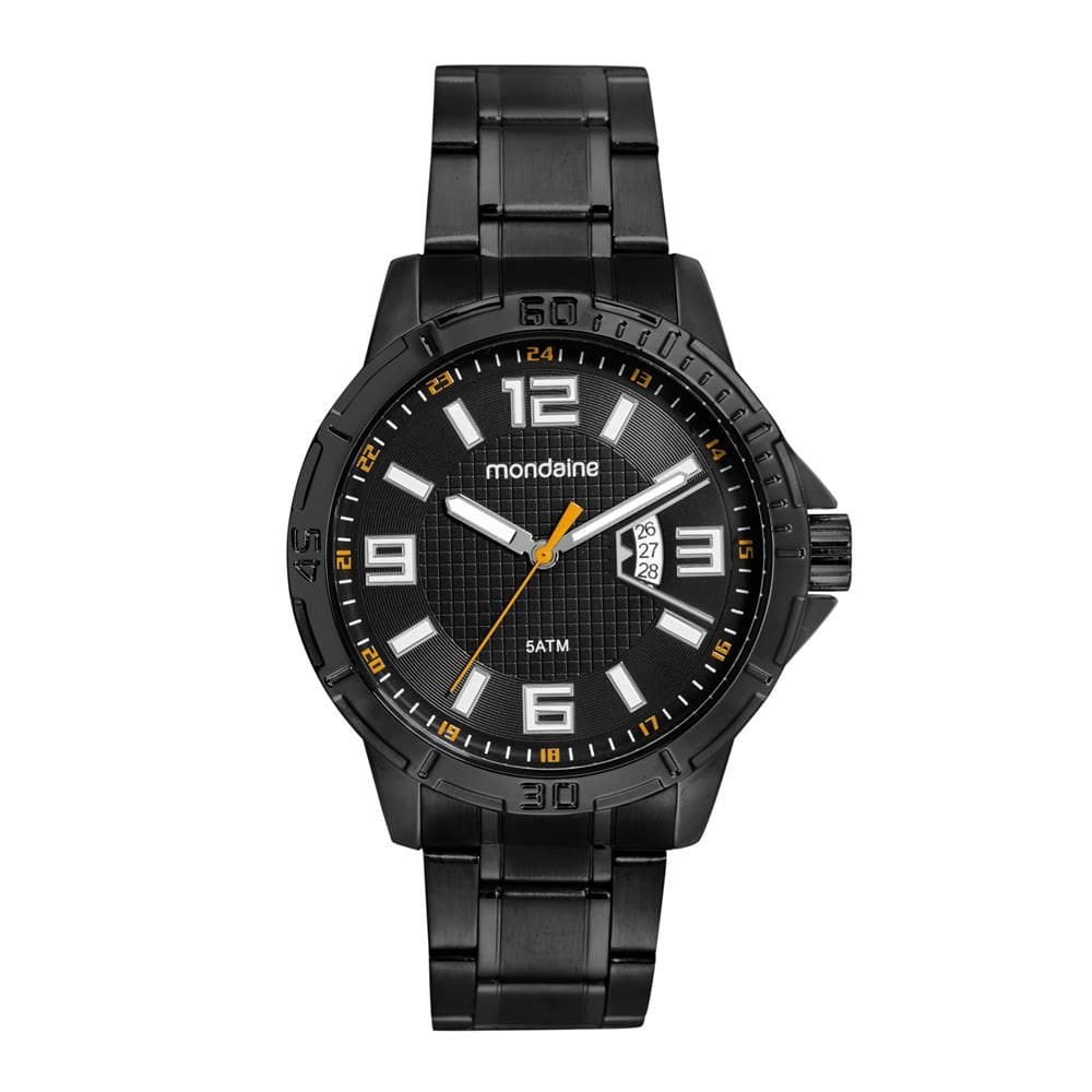 Relogio Mondaine Masculino Ref: 99735gpmvpe3 Esportivo Black