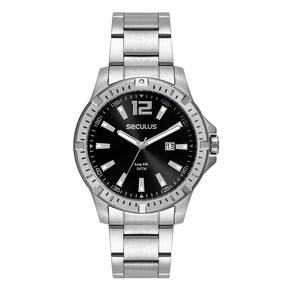 Relógio Seculus Masculino Ref: 44208g0svna1 Esportivo Prateado