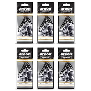 Kit 6 Unidades Aromatizante Areon Mon Black Crystal
