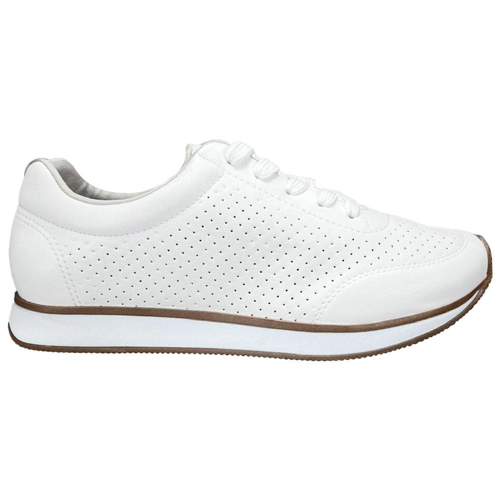 Tenis Via Marte Casual Feminino - Branco 17-16501