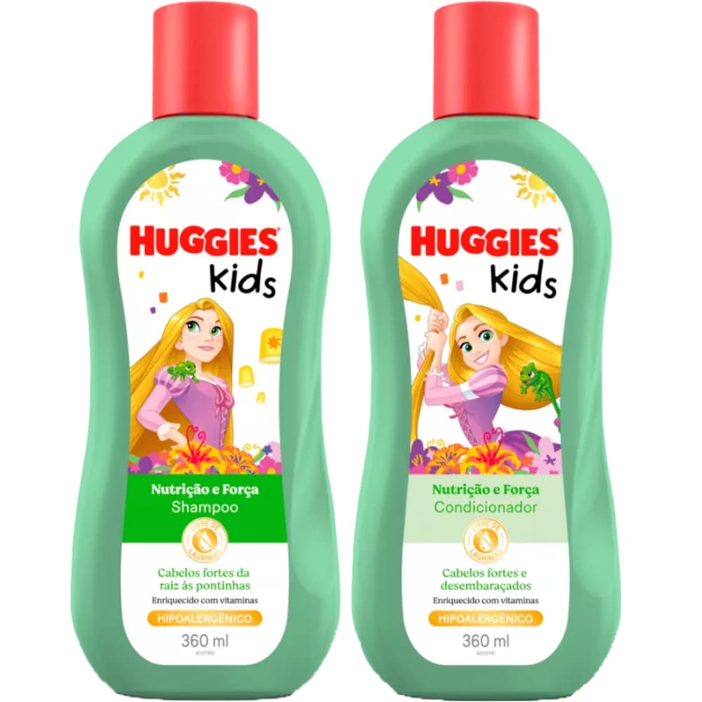 Shampoo e Condicionador Huggies Nutrição e Força