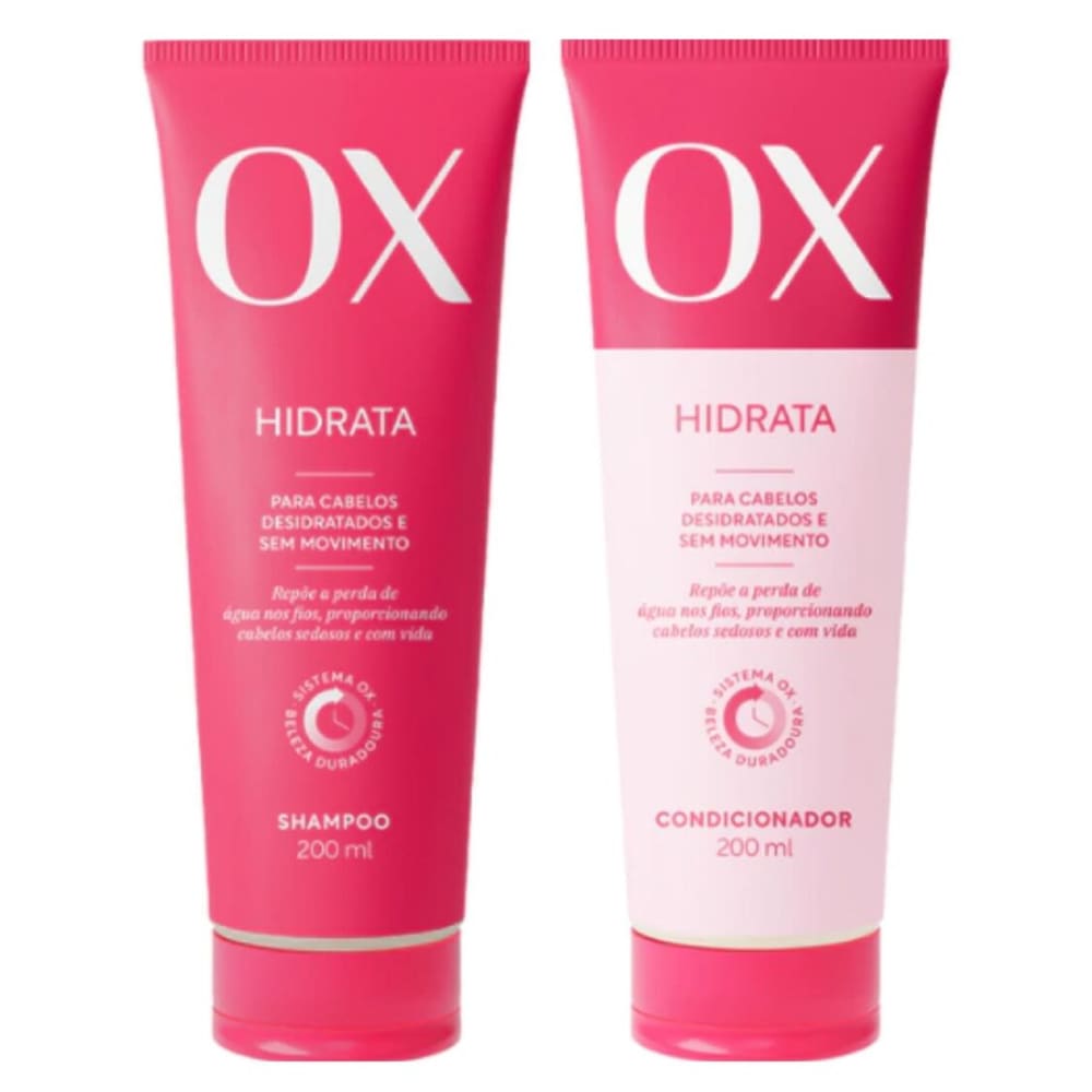 Shampoo e Condicionador Ox Hidrata