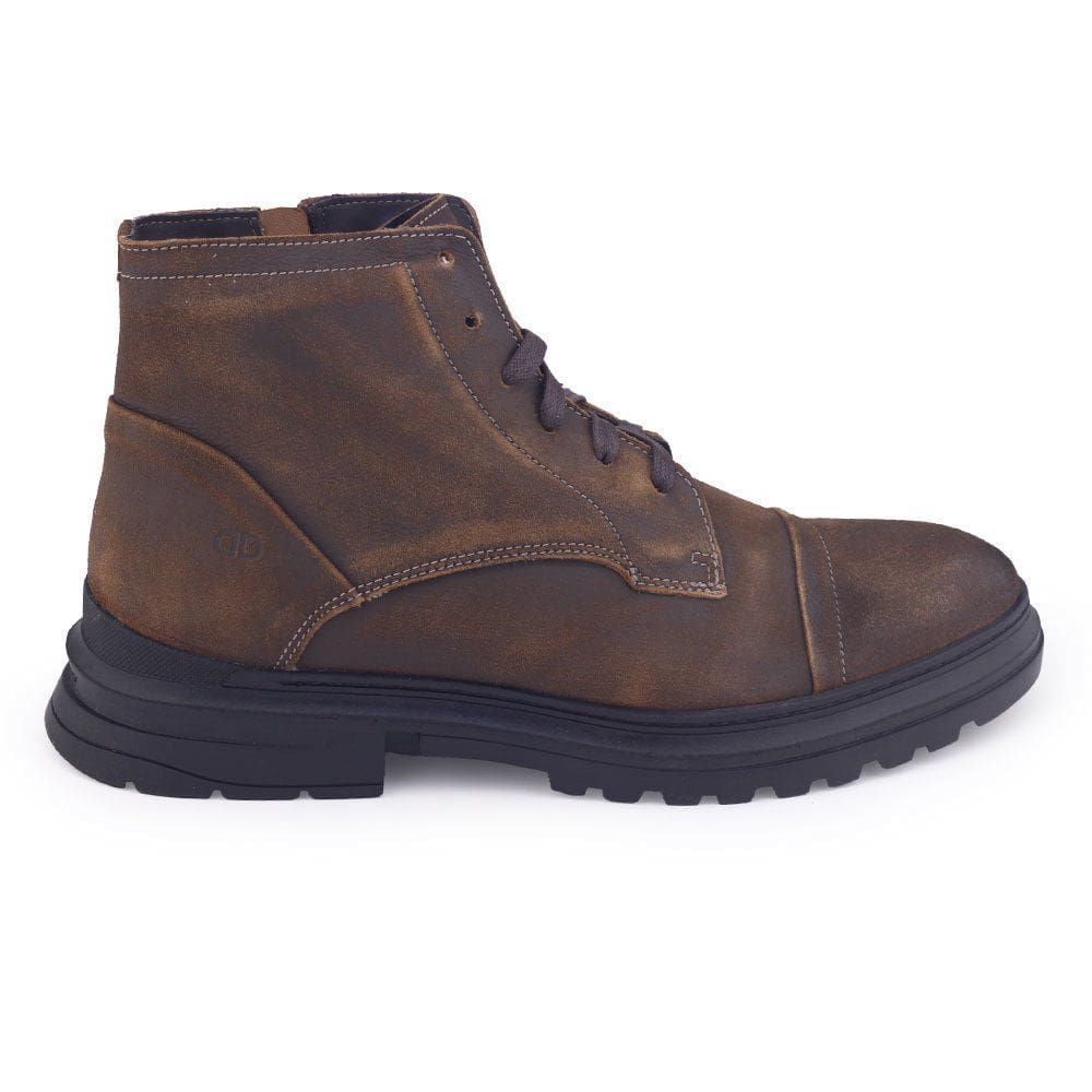 Bota Masculina Democrata Garage Eron 528102 Couro Marrom